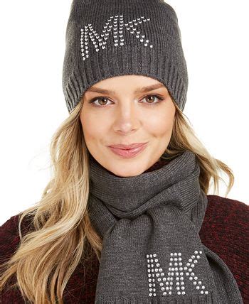 womens michael kors hat|michael kors winter scarves.